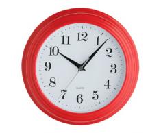Premier Housewares Horloge murale vintage Rouge 26 cm