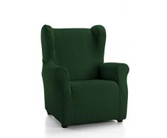 Martina Home Emilia Housse Fauteuil orejero, Tissu, Vert Bouteille, 33Â x 8Â x 42Â cm