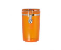 Home Frosty Bocal, 10Â x 18Â cm, Plastique, Orange/Acier