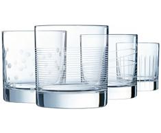 ECLAT L7605 Coffret de 4 verres Ã eau 36 cl - ILLUMINATION - LUMINARC Cristallin, Transparent