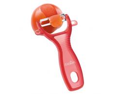 Moha 45716 Eplucheur Tomates, ABS/INOX, Rouge/Rouge, 8,3 x 16,5 x 2,5 cm