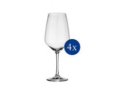 like. by Villeroy & Boch 19-5300-8111 Set de verres à vin rouge 4 pièces Voice Basic Glas, set de verres, verre, transparent, 18,4 x 18,4 x 22,8 cm, 4 unités