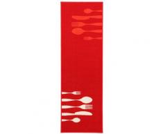 ABC La Cucina Dinner Tapis 57 x 140 cm Rouge