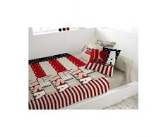 Soleil docre 242297 Parure de Lit 4 PiÃ¨ces Midtown Sable 240 x 300 cm