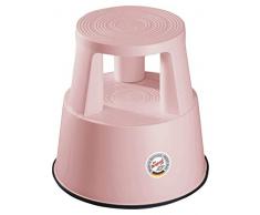 WEDO Step Tabouret à roulettes en Plastique Rose Clair 44 cm