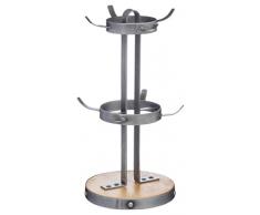 Kitchen Craft INDMTREE Arbre Ã Tasse, MÃ©tal, Gris/Beige, 28 x 28 x 18 cm