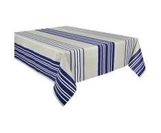 Vent du sud 250EIYGL Nappe Enduite Enduction Acrylique/Traitement Anti-Tache/Coton 160 x 250 cm - Pavot