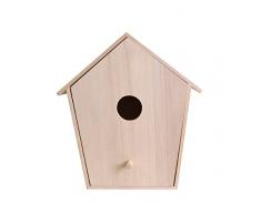 Artemio 14001841 Nichoir Ã Tiroir, Bois, Beige, 9 x 6 x 10 cm