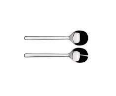 Alessi Reb09/14 Ovale Couverts Ã Salade en Acier Inoxydable 18/10 Brillant