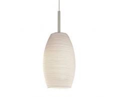 Eglo Batista 3, acier, 40 W, nickel mat Suspension 1 ampoule Nickel mat
