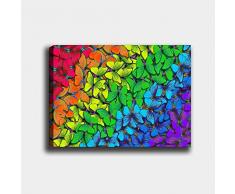 Bonamaison Peinture sur toile, multicolore, 40 x 60 cm - Conçu et fabriqué en Turquie