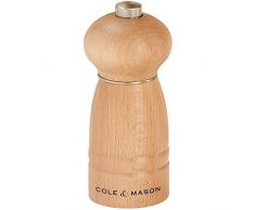 Cole & Mason CH477240 Moulin à Poivre Windsor HÃTRE Precision 120 MM, Bois, Noir
