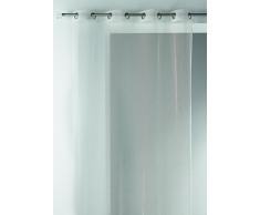 Home Maison HM6909302 Voilage Uni Maille Filet Polyester Ivoire 140 x 260 cm