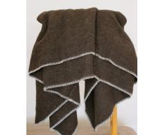 Couverture traditionnelle-100% pure laine vierge de france - OURSON - Burel R3 - 220 x 240