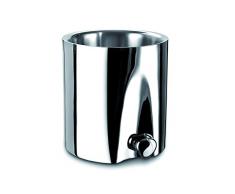 BUGATTI 22-181 Acqua Seau Ã Champagne Acier INOX Blanc 21 x 21 x 22 cm