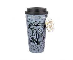 HARRY POTTER PP4543HP Poudlard Plastique Mug de Voyage, Multicolore, 9.5Â x 18Â cm, 9,5 x 9,5 x 18 cm