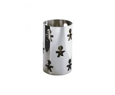 Alessi Girotondo AKK09 - Porte-gressins Design Ajouré en Acier Inoxydable 18/10, Poli