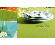 Vent du sud 250PMOGEC MOGADOR Nappe Rectangulaire Polyester Ãcru 160 x 250 cm