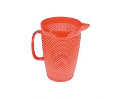 Viphome 6VAI806RV Cruche Acrylique/Verre Rouge 20 cm