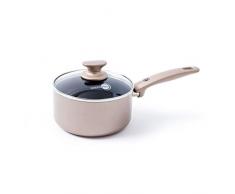 GreenPan CC001108-001 Cambridge Casserole + Couvercle Verre Aluminium, Bronze, 20cm/3.1L