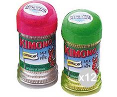 Kimono Lot de 12 Cure-Dents pour sel et Poivre 11 Accessoires pour la Cuisine et la Table