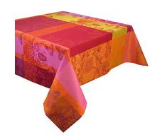 Garnier-Thiebaut MILLE FIORI Nappe, Coton, sous Bois, 180 x 180 cm