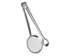 Metaltex 204104010 Pince & Ecumoire Ã Frire, INOX, Argent, 10 cm