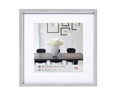 Walther Design ES220S Cadre Photo, Argent, 20 x 20 cm