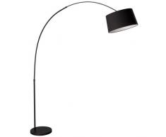 Massive Cade Lampadaire MÃ©tal Abj Tissu Noir