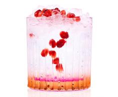 RCR Gipsy Verre Ã Whisky Court en Cristal Orange