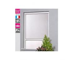 MOUSTIKIT P/EN4/18/16G Moustiquaire Enroulable, Aluminium, Gris, 180 x 5 x 160 cm