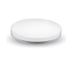 Plafonnier LED SMD 15 W Trimless plafond circulaire IP44 1250 LM VT-8033 - SKU 1388 blanc chaud 3000 K