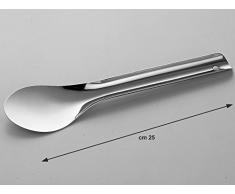 PIAZZA Spatule Glace F.P. Inoxydable cm.25Â 040025