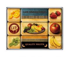 Magnet Set Ensemble aimant (9 pièces) Quality Fruits