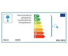 Eglo IAP3762010 Applique Murale, Métal, Noir
