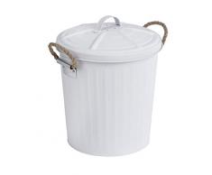 WENKO DIE BESSERE IDEE Poubelle Gara Blanc