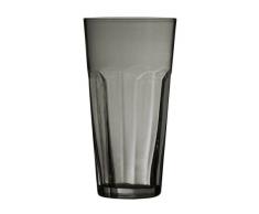 Premier Housewares 1404763 American Diner Verre à Eau Verre Gris