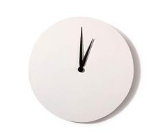 Artemio 14001239 Horloge Ronde 30 cm diamÃ¨tre, Blanc
