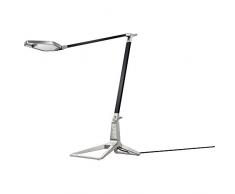 Leitz Lampe de Bureau Intelligente LED, Port USB, Bluetooth, Adaptateur EU et UK inclus, Noir, 62080094