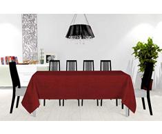 Soleil docre Galaxy Nappe, Polyester, Rouge, 150 x 300 cm