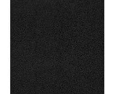 douceur dintÃ©rieur tapis dentree demi-lune 45x75 cm pvc empreintes noir/taupe