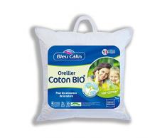 Bleu CÃ¢lin OBH Oreiller Nature Coton Bio Blanc 60x60 cm