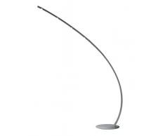 TRIO, Lampadaire, Columbus incl. 4 x LED,SMD,4,5 Watt,3000K,430 Lm. Corps: metal, Nickel mat L:35,0cm, H:168,0cm, P:130,0cm IP20,OSRAM Inside,Interrupteur tactile 4 niveaux