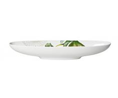 Villeroy & Boch quinsai Jardin Ovale Bol, Porcelaine, Multicolore, 29Â x 29Â x 7Â cm