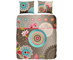 HIP Parure de Couette, Coton, Taupe, 200x200 cm