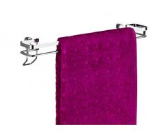 WENKO 22790100 Barre porte-serviettes Premium, Acier inoxydable, 4 x 8 x 8,5 cm