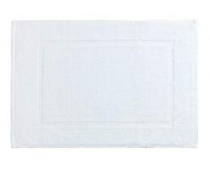Allstar 23542400 Tapis de Bain, Coton, Blanc, 60 x 40 cm