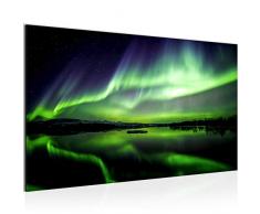 Tableau decoration murale LalumiÃ¨repolaire - XXL Impression sur Toile Salon Appartment 1 Parties - prÃªt Ã accrocher - 609114a