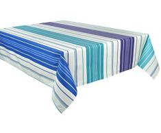 Vent du sud 250EIYGL Nappe Enduite Enduction Acrylique/Traitement Anti-Tache/Coton 160 x 250 cm - Menthe