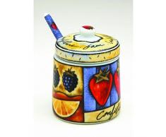 Joie Kitchen Gadgets Pot à confiture avec cuillère Blanc